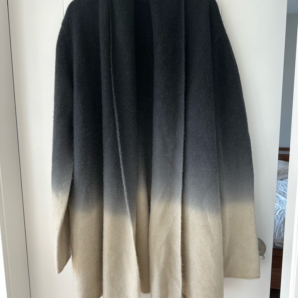 Frenckenberger Nobel Frost XL Ombré Cashmere Cardigan